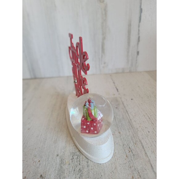 Hallmark snow globe AS IS jingle all the way Xmas home decor figure - Picture 4 of 8